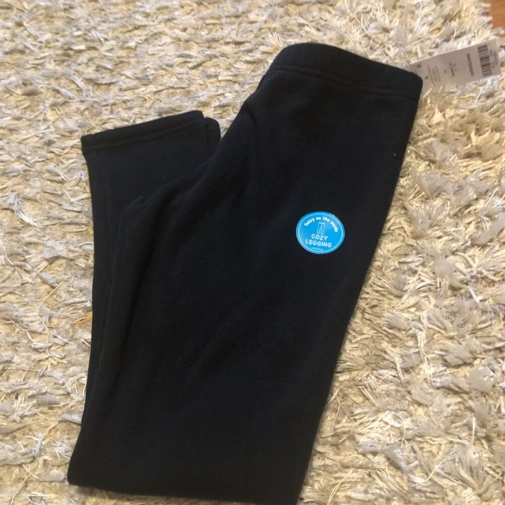 CARTERS KID COMBO FLORAL SHIRT & BLACK LEGGINGS GIRLS SIZE 8